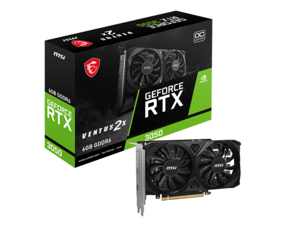 MSI GeForce RTX 3050 VENTUS 2X 6G OC