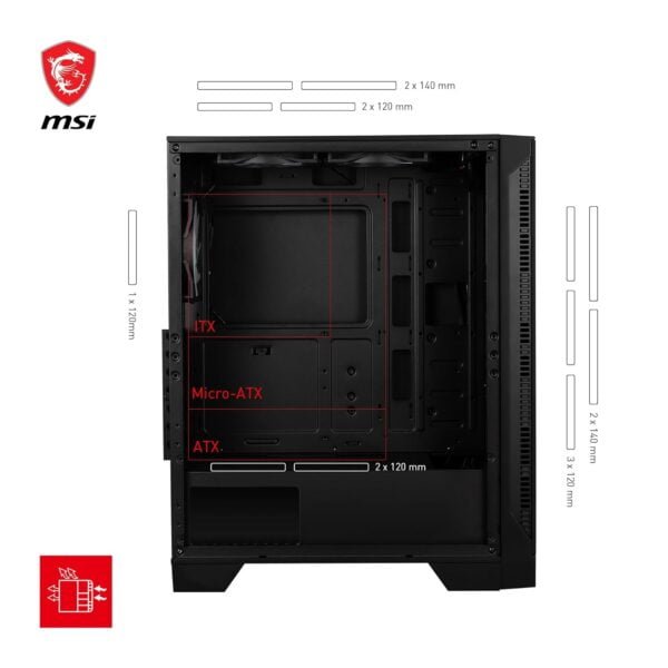 MSI MAG FORGE 120A AIRFLOW CABINET