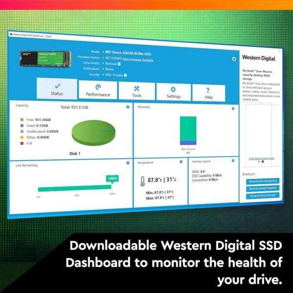 Western Digital WD Blue SN570 NVMe 250GB, internal solid state Drive